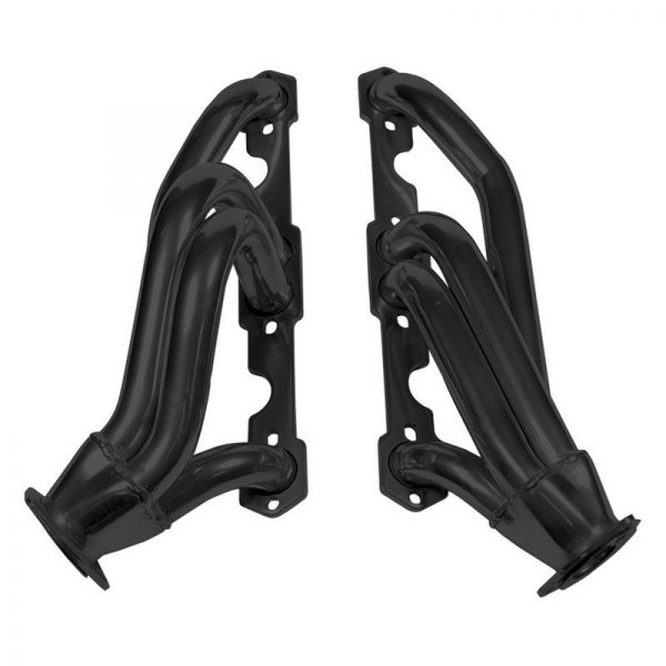 Flowtech® 11502FLT Mild Steel Black Painted Short Tube Exhaust Headers