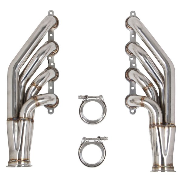 Flowtech® 11535FLT 409 SS Polished Turbo Exhaust Headers