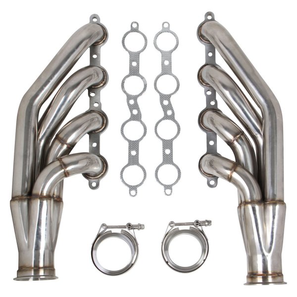 Flowtech® 11539FLT 304 SS Polished Turbo Exhaust Headers