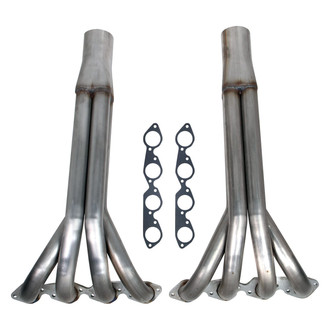 Flowtech® - 409 SS Natural Upright Exhaust Headers