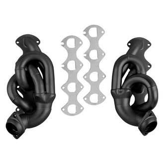 Flowtech® - Mild Steel Black Painted Short Tube Exhaust Headers
