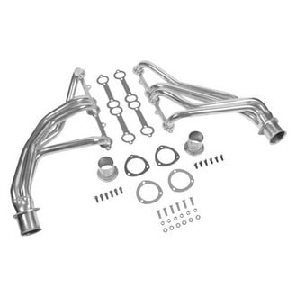 Flowtech® - Mild Steel Silver Metallic Ceramic Coated Long Tube Exhaust Headers