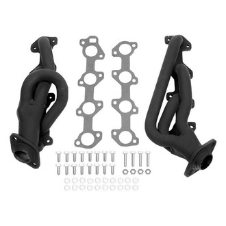 Flowtech® - Mild Steel Black Painted Short Tube Exhaust Headers