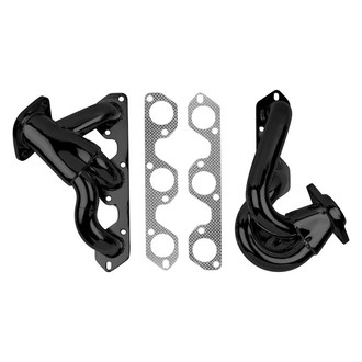 Flowtech® - Mild Steel Black Painted Short Tube Exhaust Headers