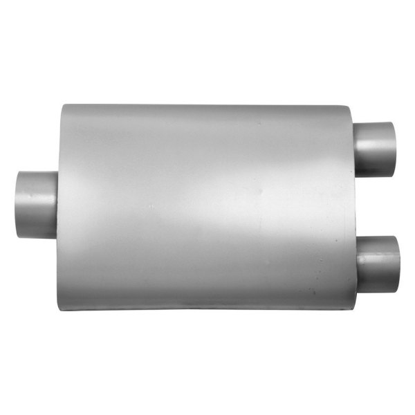 Flowtech® - Afterburner™ Aluminized Steel Oval Silver Exhaust Muffler