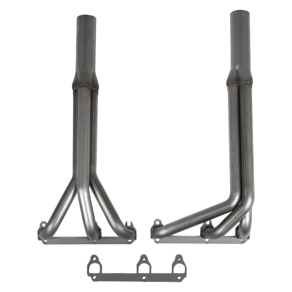 Flowtech® 11587FLT 409 SS Natural Upright Exhaust Headers
