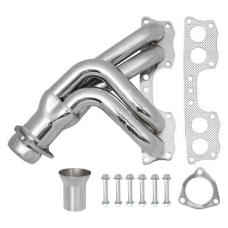 Flowtech® - 304 SS Polished Short Tube Exhaust Header