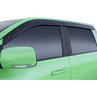Focus Auto® - Tape-On FormFit Textured Black Front and Rear Window Visors
