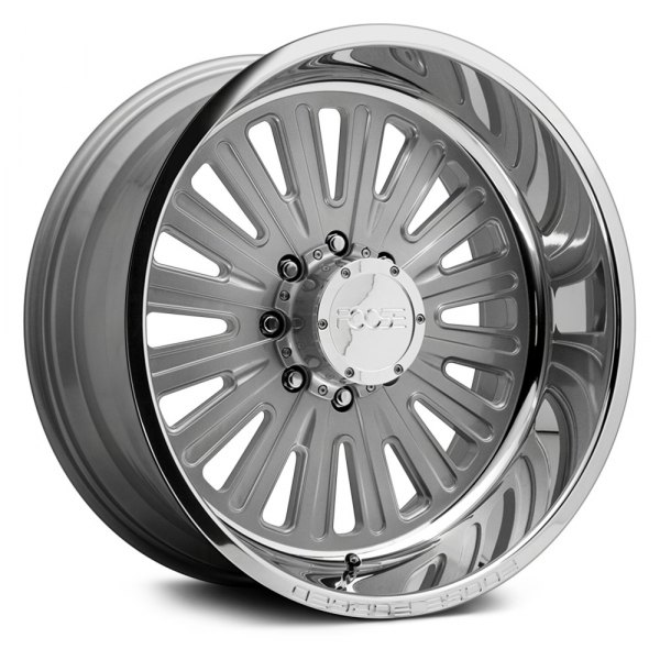 FOOSE® - ASCOT Forged HD Silver with Polished Lip