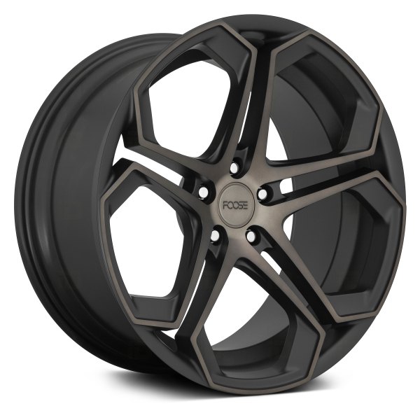 FOOSE® - F168 IMPALA Matte Black with Machined Face and Double Dark Tint