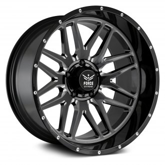 FORCE OFF-ROAD® F04 Wheels - Black with Milled Accents Rims