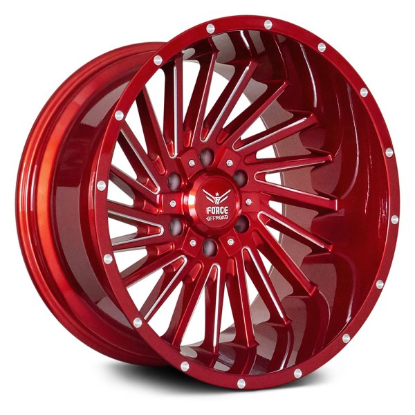 FORCE OFF-ROAD® - F38 Candy Red with Milled Accents