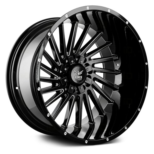 FORCE OFF-ROAD® - F38 Black with Milled Accents