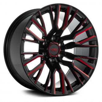 FORCE OFF-ROAD® - F48 Black with Red Milled Accents