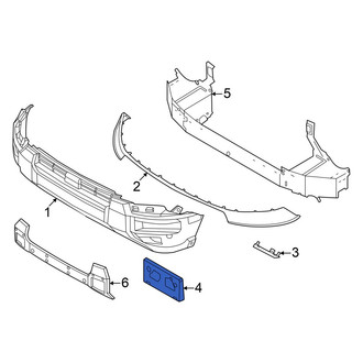 Ford OE - Front License Plate Bracket