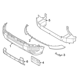 Ford OE - Front Bumper & Grille - Bumper & Components