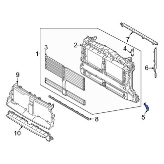 Ford OE - Front Left Radiator Support Bracket