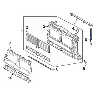 Ford OE - Front Left Radiator Support Baffle