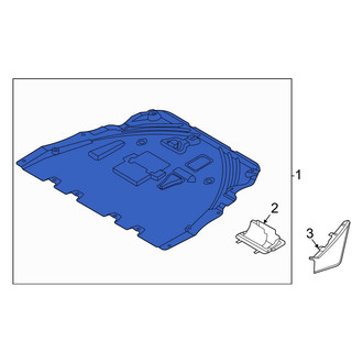 Ford OE - Front Radiator Support Splash Shield