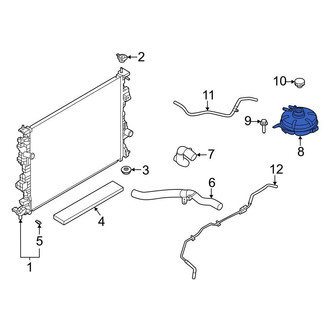 Ford OE - Engine Coolant Reservoir