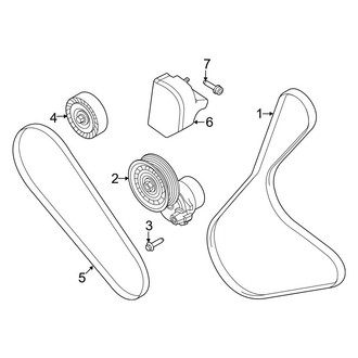 Ford OE - Cooling - Belts & Pulleys (2.0L)