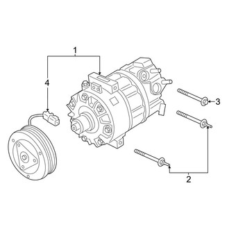 Ford OE - Air Conditioner & Heater - Compressor (1.5L)
