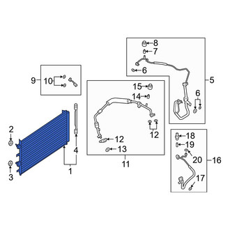 Ford OE - A/C Condenser