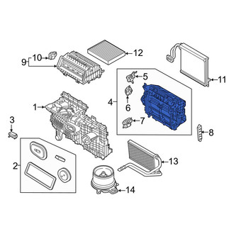 Ford OE - HVAC Unit Case Assembly