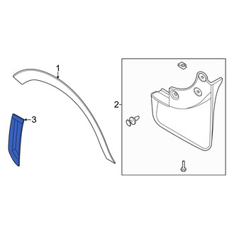 Ford OE - Front Left Fender Molding