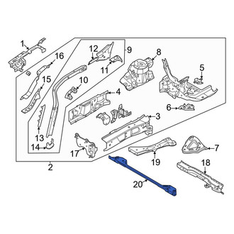 Ford OE - Front Frame Crossmember