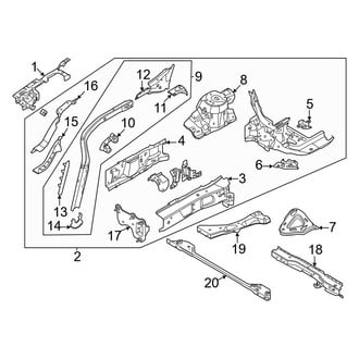 Ford OE - Fender - Structural Components & Rails