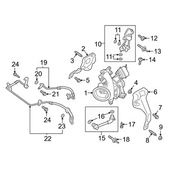 Ford OE - Engine / Transaxle - Turbocharger & Components