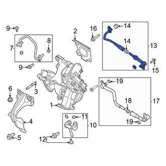 Ford OE - Turbocharger Coolant Line