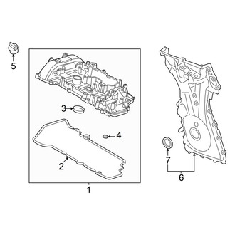 Ford OE - Engine / Transaxle - Valve & Timing Covers
