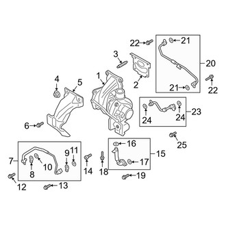 Ford OE - Engine / Transaxle - Turbocharger & Components (2.0L)