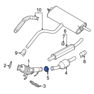 Ford OE - Catalytic Converter Clamp