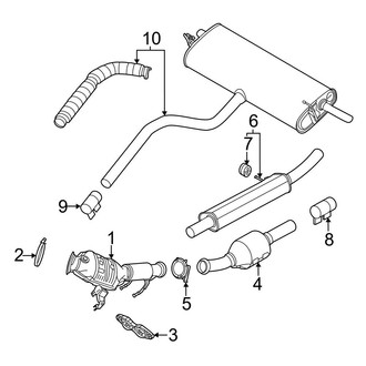 Ford OE - Exhaust System - Exhaust Components (1.5L)