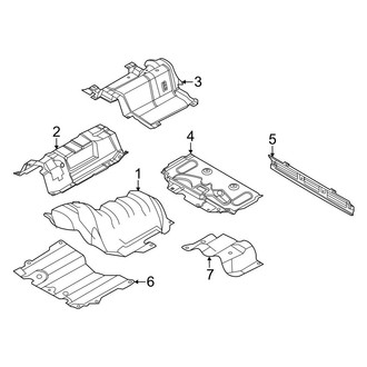 Ford OE - Exhaust System - Heat Shields (2.0L)