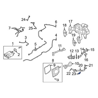 Ford OE - Exhaust Gas Recirculation (EGR) Valve Temperature Sensor