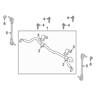 Ford OE - Front Suspension - Stabilizer Bar & Components