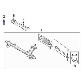 Ford OE - Rack and Pinion Bolt