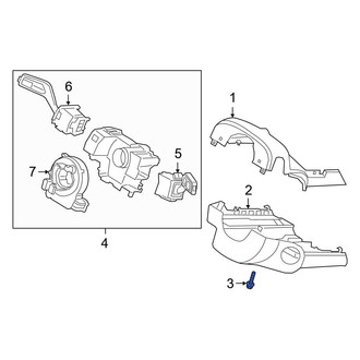 Ford OE - Steering Column Cover Screw