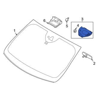 Ford OE - Front Upper Interior Rear View Mirror Cover