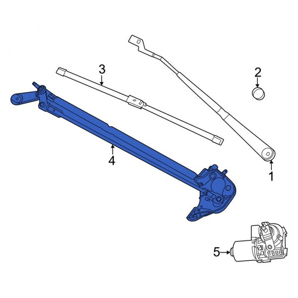 Ford OE M1PZ17566A Windshield Wiper Linkage