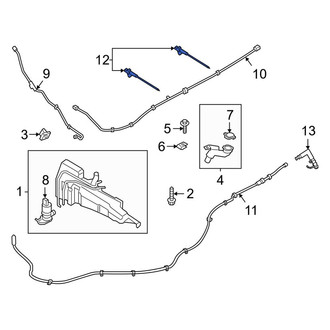 Ford OE - Front Windshield Washer Nozzle