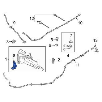 Ford OE - Windshield Washer Pump
