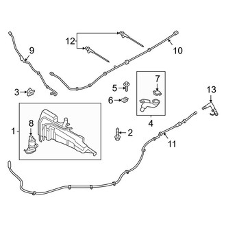 Ford OE - Windshield - Washer Components