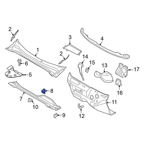 Cowl Bracket