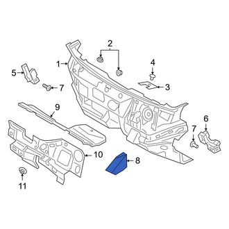 Ford OE - Right Fender Apron Insulator