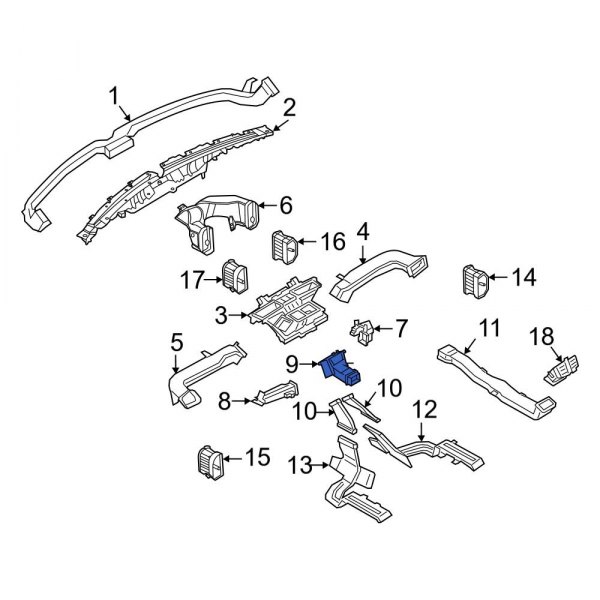 Instrument Panel Air Duct